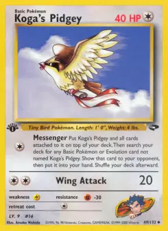 Pokémon-Karte Koga's Pidgey 049/132