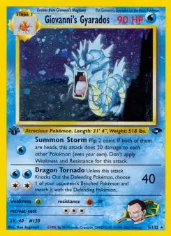 Pokémon-Karte Giovanni's Gyarados 005/132