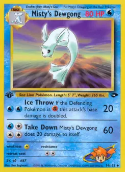 Pokémon-Karte Misty's Dewgong 054/132