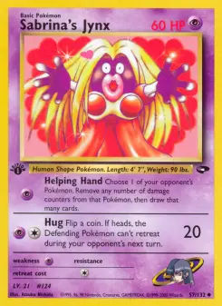 Pokémon-Karte Sabrina's Jynx 057/132