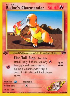 Pokémon-Karte Blaine's Charmander 060/132