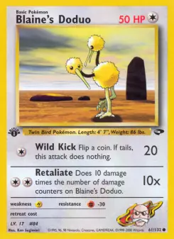 Pokémon-Karte Blaine's Doduo 061/132