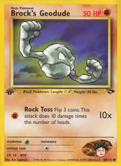 Pokémon-Karte Brock's Geodude 068/132