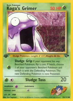 Pokémon-Karte Koga's Grimer 078/132