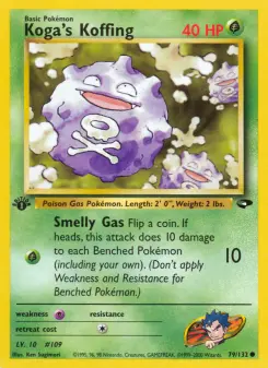 Pokémon-Karte Koga's Koffing 079/132