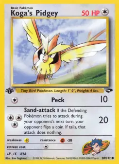 Pokémon-Karte Koga's Pidgey 080/132