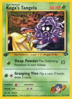 Pokémon-Karte Koga's Tangela 081/132