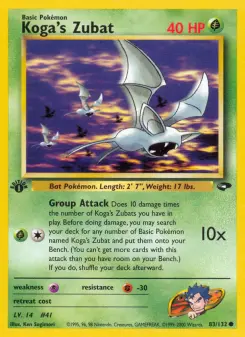 Pokémon-Karte Koga's Zubat 083/132