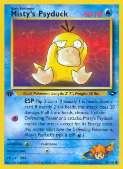 Pokémon-Karte Misty's Psyduck 090/132