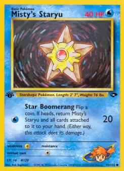 Pokémon-Karte Misty's Staryu 092/132