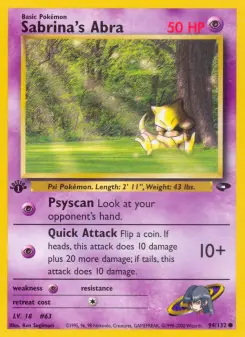 Pokémon-Karte Sabrina's Abra 094/132