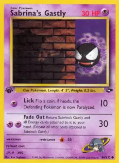 Pokémon-Karte Sabrina's Gastly 096/132