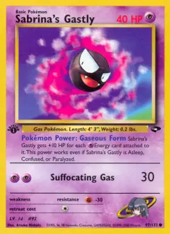 Pokémon-Karte Sabrina's Gastly 097/132