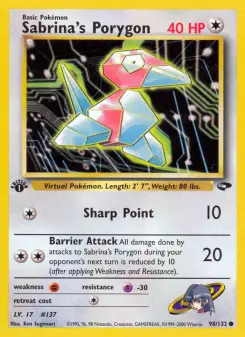 Pokémon-Karte Sabrina's Porygon 098/132