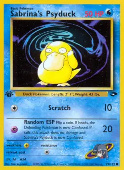 Pokémon-Karte Sabrina's Psyduck 099/132