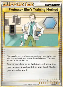 Pokémon-Karte Professor Elm’s Training Method 100/123