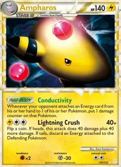 Pokémon-Karte Ampharos 105/123