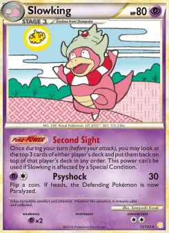 Pokémon-Karte Slowking 012/123