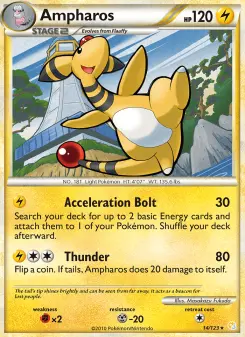 Pokémon-Karte Ampharos 014/123