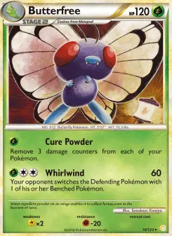 Pokémon-Karte Butterfree 016/123