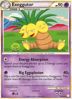 Pokémon-Karte Exeggutor 018/123