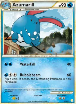 Pokémon-Karte Azumarill 002/123