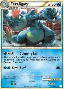 Pokémon-Karte Feraligatr 020/123