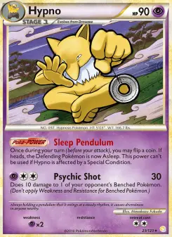 Pokémon-Karte Hypno 023/123