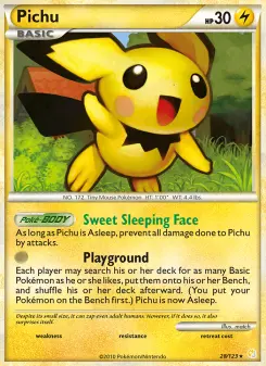 Pokémon-Karte Pichu 028/123