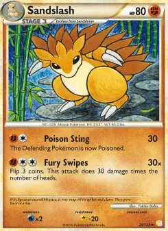 Pokémon-Karte Sandslash 029/123