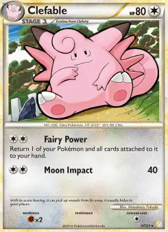 Pokémon-Karte Clefable 003/123