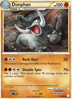 Pokémon-Karte Donphan 040/123