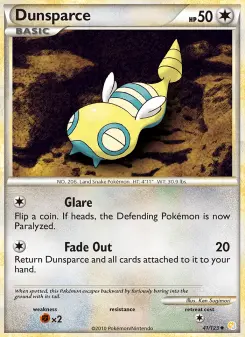 Pokémon-Karte Dunsparce 041/123