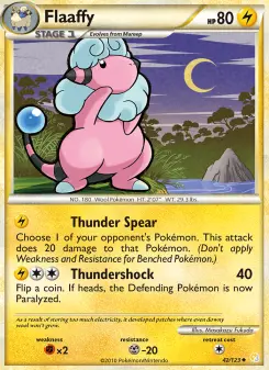 Pokémon-Karte Flaaffy 042/123