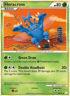 Pokémon-Karte Heracross 043/123