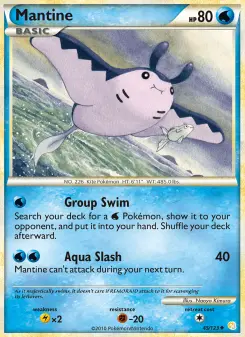 Pokémon-Karte Mantine 045/123