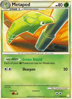 Pokémon-Karte Metapod 046/123