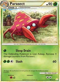Pokémon-Karte Parasect 048/123