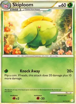 Pokémon-Karte Skiploom 051/123