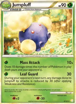 Pokémon-Karte Jumpluff 006/123