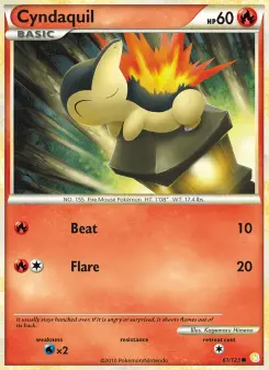 Pokémon-Karte Cyndaquil 061/123