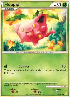 Pokémon-Karte Hoppip 067/123