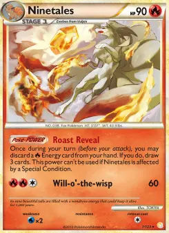 Pokémon-Karte Ninetales 007/123
