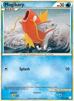 Pokémon-Karte Magikarp 072/123