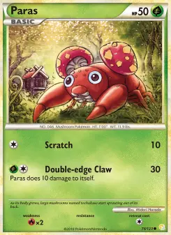 Pokémon-Karte Paras 076/123