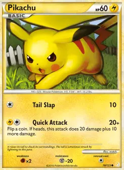 Pokémon-Karte Pikachu 078/123