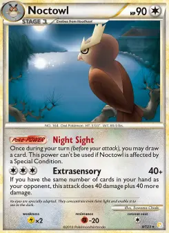 Pokémon-Karte Noctowl 008/123
