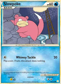 Pokémon-Karte Slowpoke 081/123