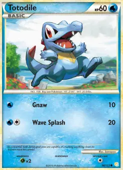 Pokémon-Karte Totodile 086/123