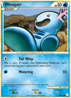 Pokémon-Karte Wooper 088/123